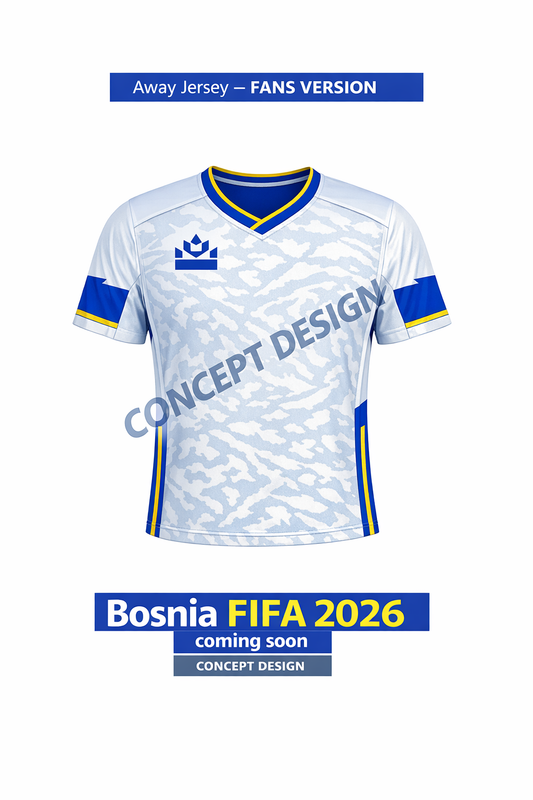 Bosnia FIFA 2026 Away Kit ( Kids - T-Shirt)