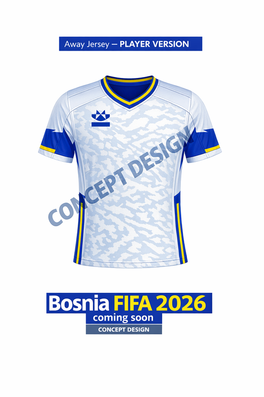 Bosnia FIFA 2026 Away Kit ( Adults - T-Shirt)