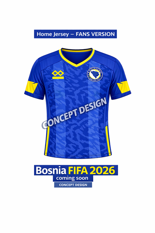 Bosnia FIFA 2026 Home Kit ( Kids - T-Shirt)